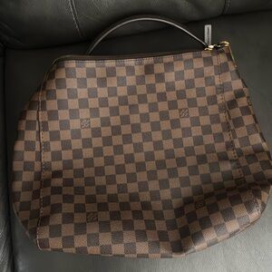 Authentic Louis Vuitton Damier Ebene Portebello PM Shoulder Bag